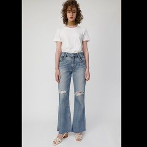 MOUSSY Destroy Flare Denim Jeans 24